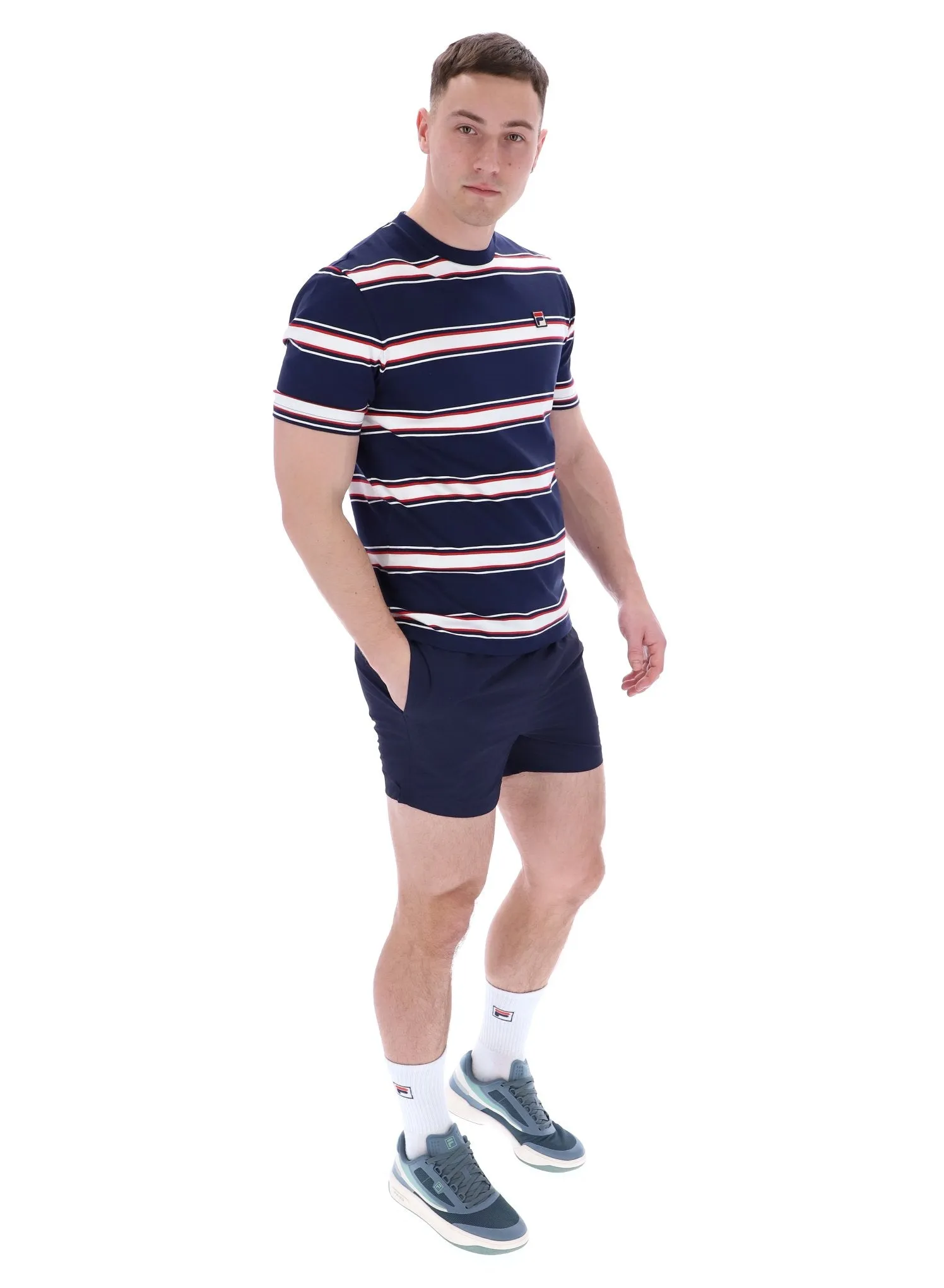 Cozy Fit Sanders Yarn Dye Stripe T-Shirt