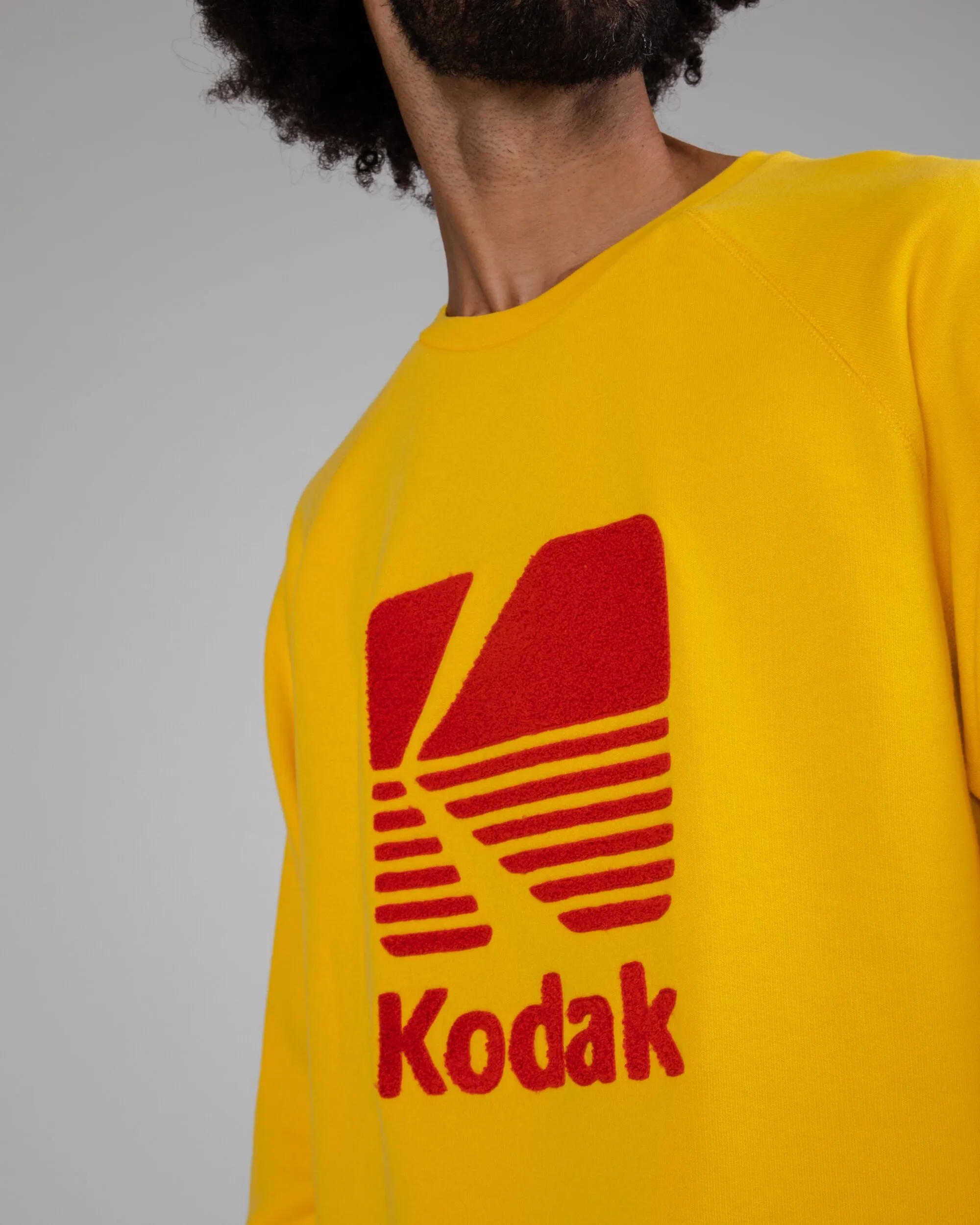 Lounge Style Kodak Logo Sweatshirt Yellow