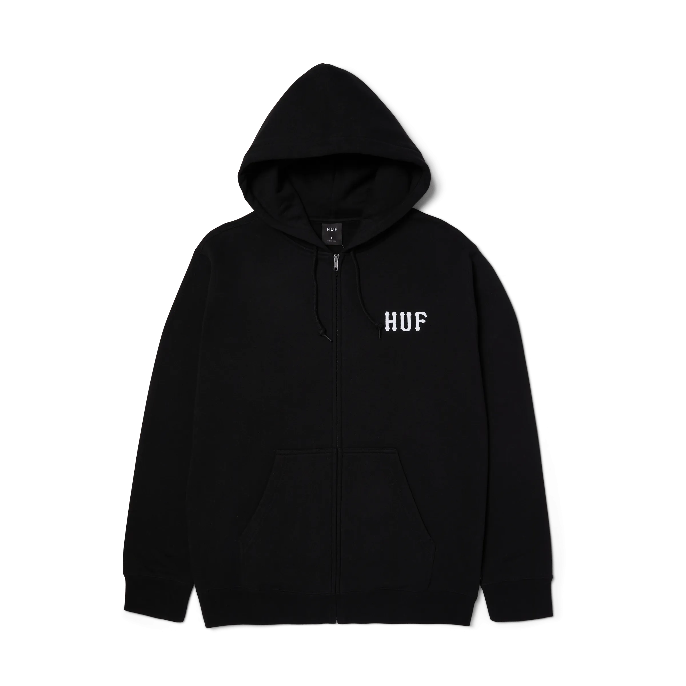 HUF Set Classic Logo Full-Zip Hoodie Eco Friendly