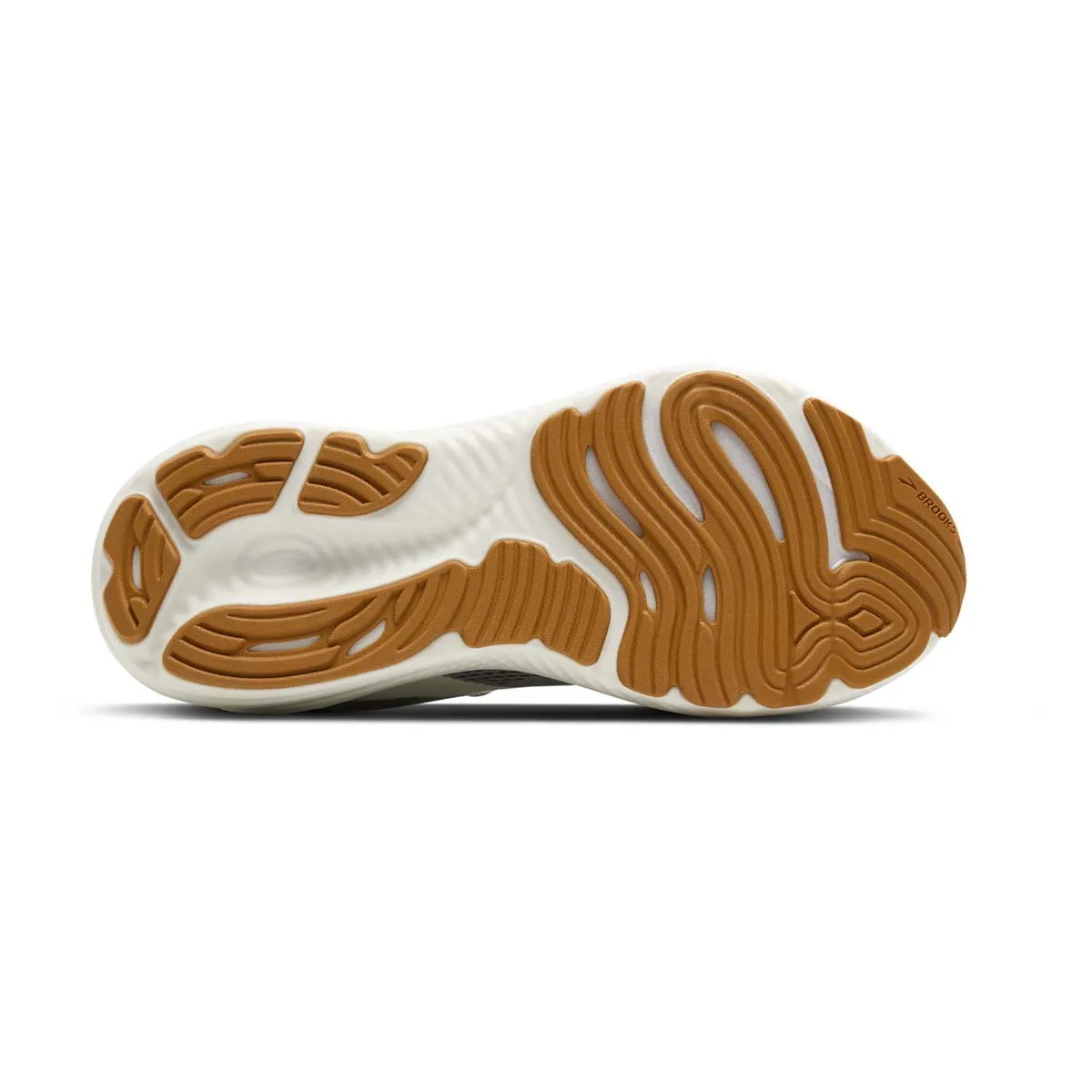 Men's Brooks Glycerin 22 Road Running Shoe in Primer Gray/Gray/Honey Ginger indoor workouts Synthetic Upper