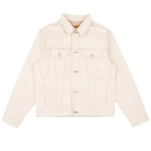 Temperature Regulating Lining Sporty Touch Denim Jacket - All Natural Ecru Foxfibre? Selvedge