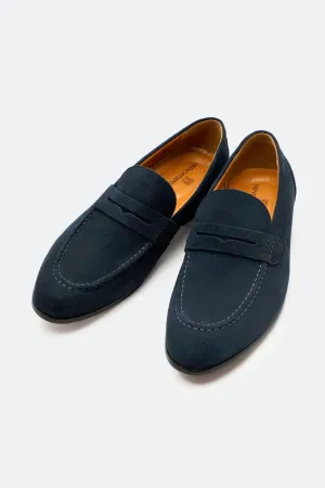 Navy Formal Moccassins Shoes Season Wear