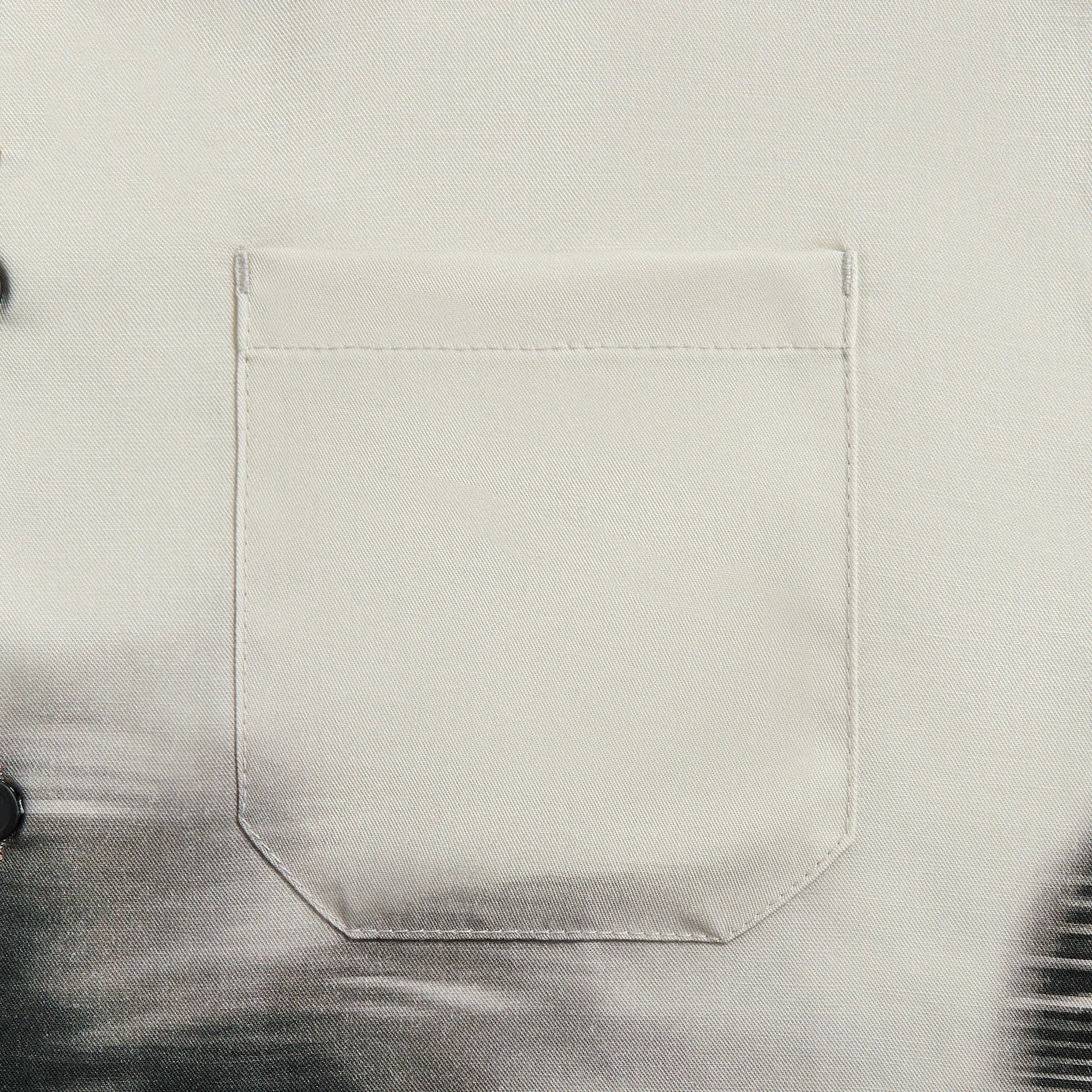 DoubleLayeredCuffs Stampd Camp Collar Top - Motion Print