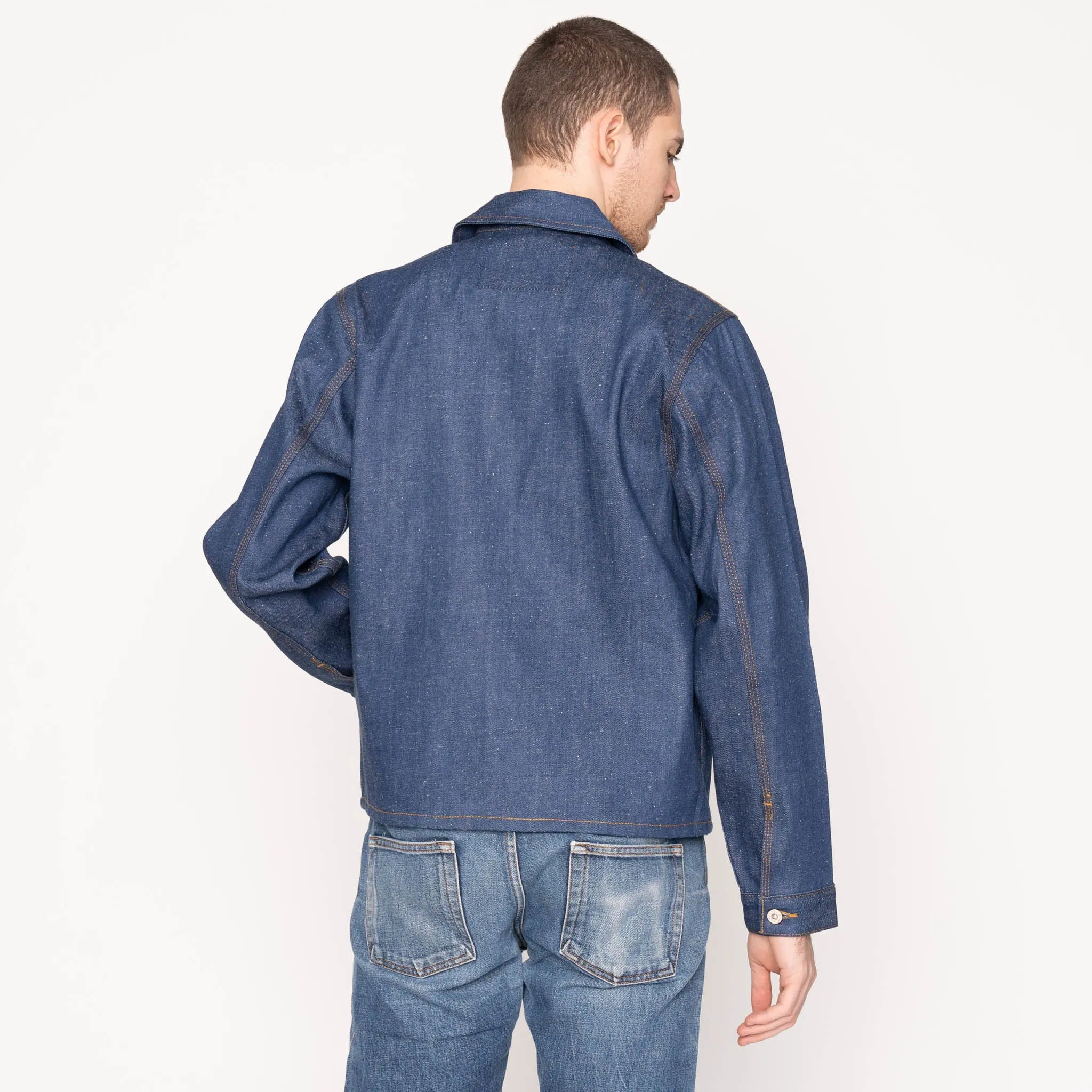 Modern Fit Heavyweight Warmth Zip Jacket - Workforce   Selvedge