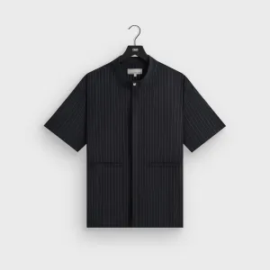 &Kin Tropical Wool Casper Shirt - Admiral Compact Packable Feature