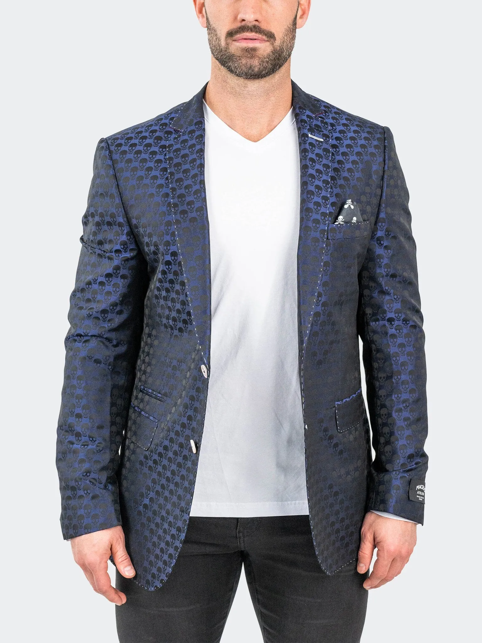 Blazer Socrate SkullBlue Reinforced Elbow Padding