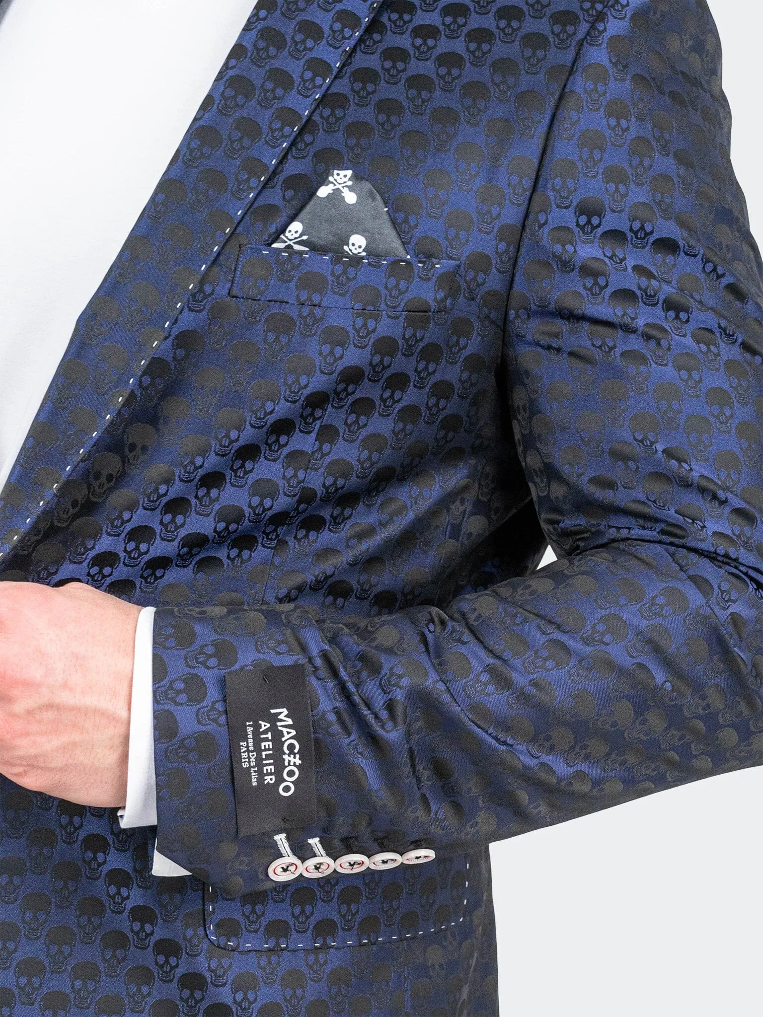 Casual Staple Blazer Socrate SkullBlue