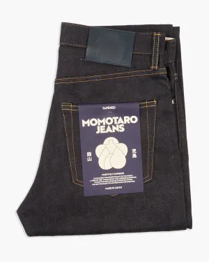 Momotaro Jeans #200 Standard Tapered Fit Mens Jeans - 14.7oz Zimbabwe Cotton Selvedge Denim / Button Sanded Seam Comfort