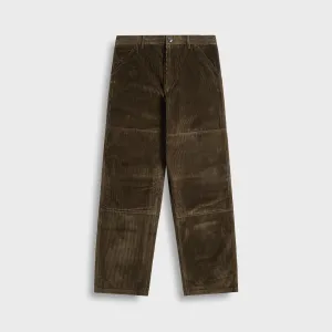 Moncler Corduroy Jogging Trousers - Dark Green Perfect Comfort Fit Reflective Trim Options