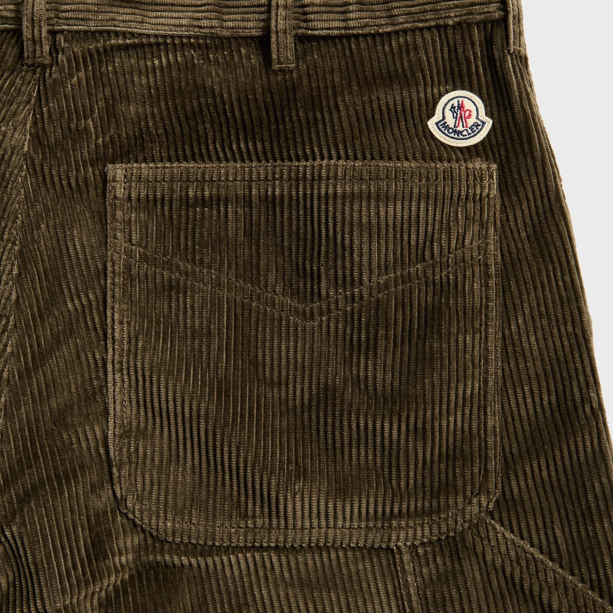 Move Freely Moncler Corduroy Jogging Trousers - Dark Green