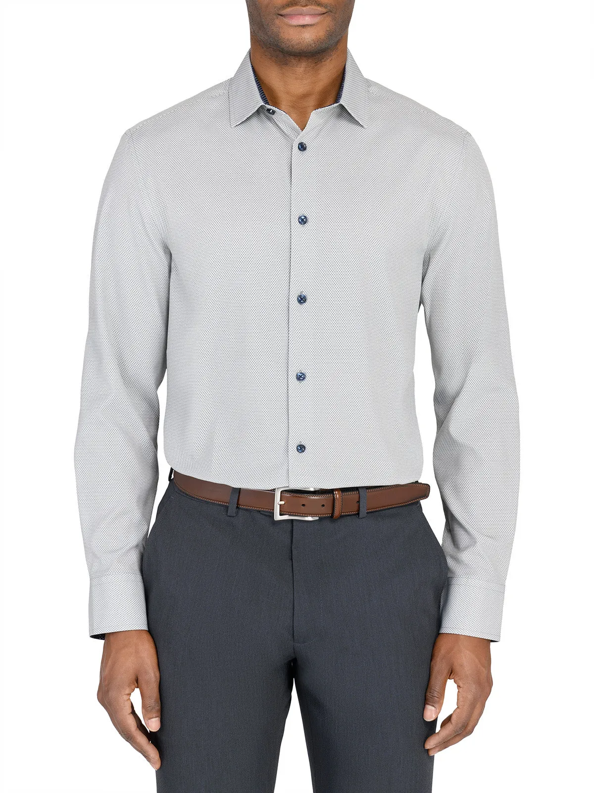 Trendy Layer MOSAIC GEO PERFORMANCE DRESS SHIRT