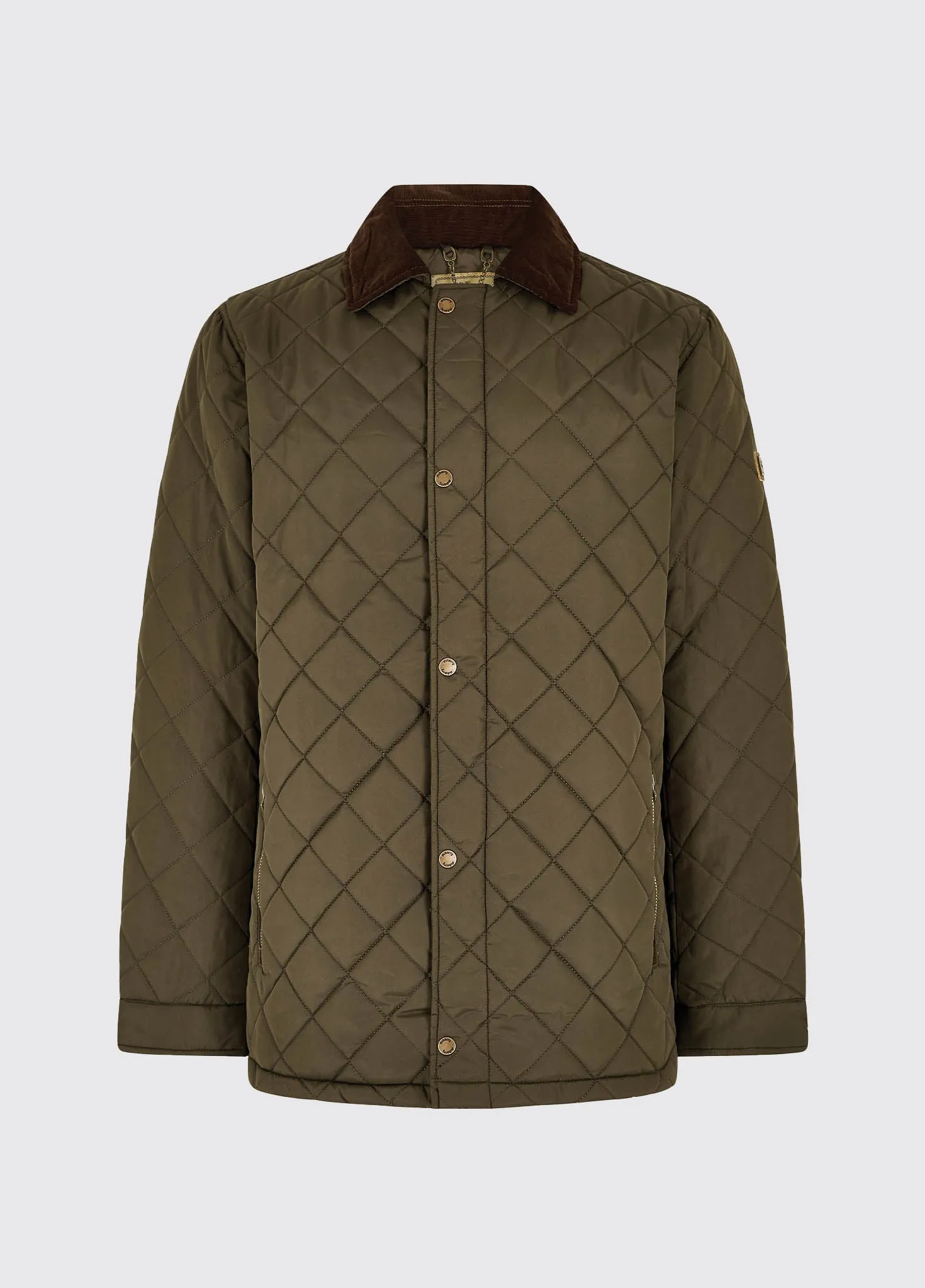 TapedZippers Mountusher Men's Quilted Jacket - Olive