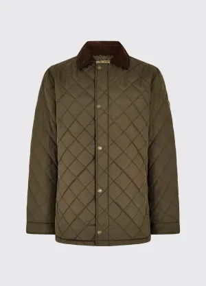 TapedZippers Mountusher Men's Quilted Jacket - Olive