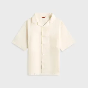 Noise Reduced Fastener System Barena Camicia Solana Lenza Shirt - Avorio