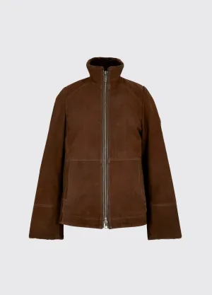 Dry Weather Look Merriman Men??s leather jacket ?C Walnut