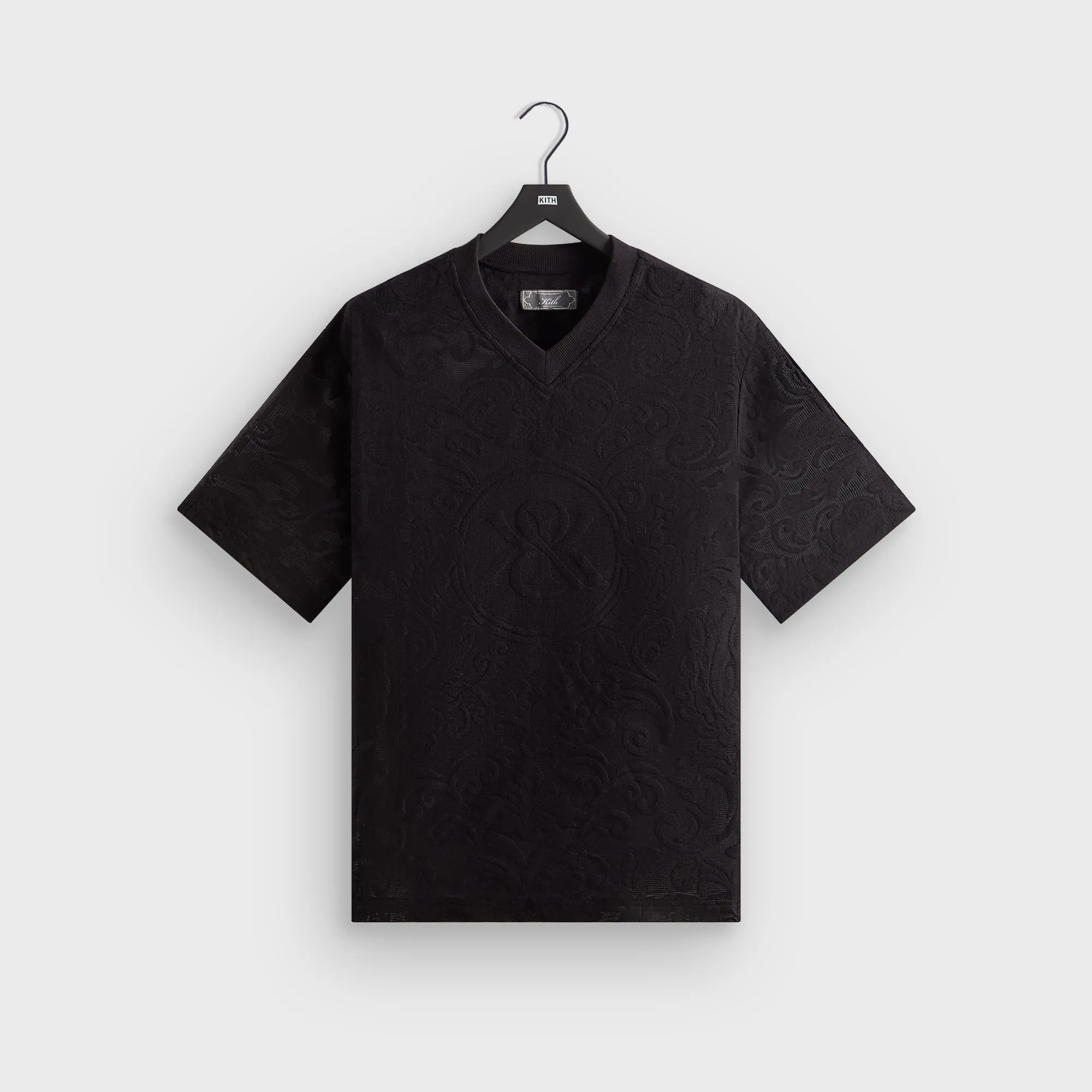 Soft Interior Coating Kith Lace Warm Up Shirt - Black