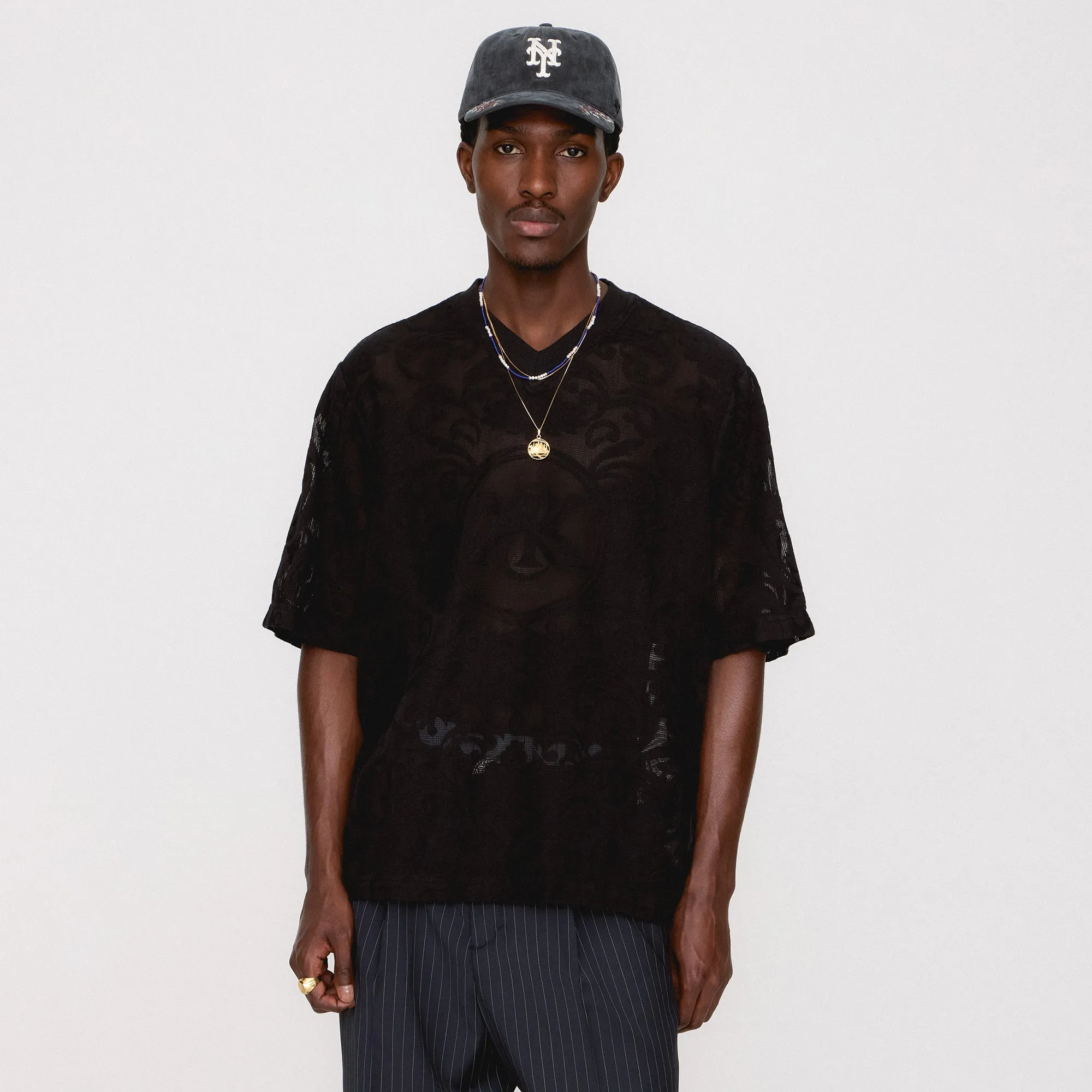 Kith Lace Warm Up Shirt - Black Holiday Trip