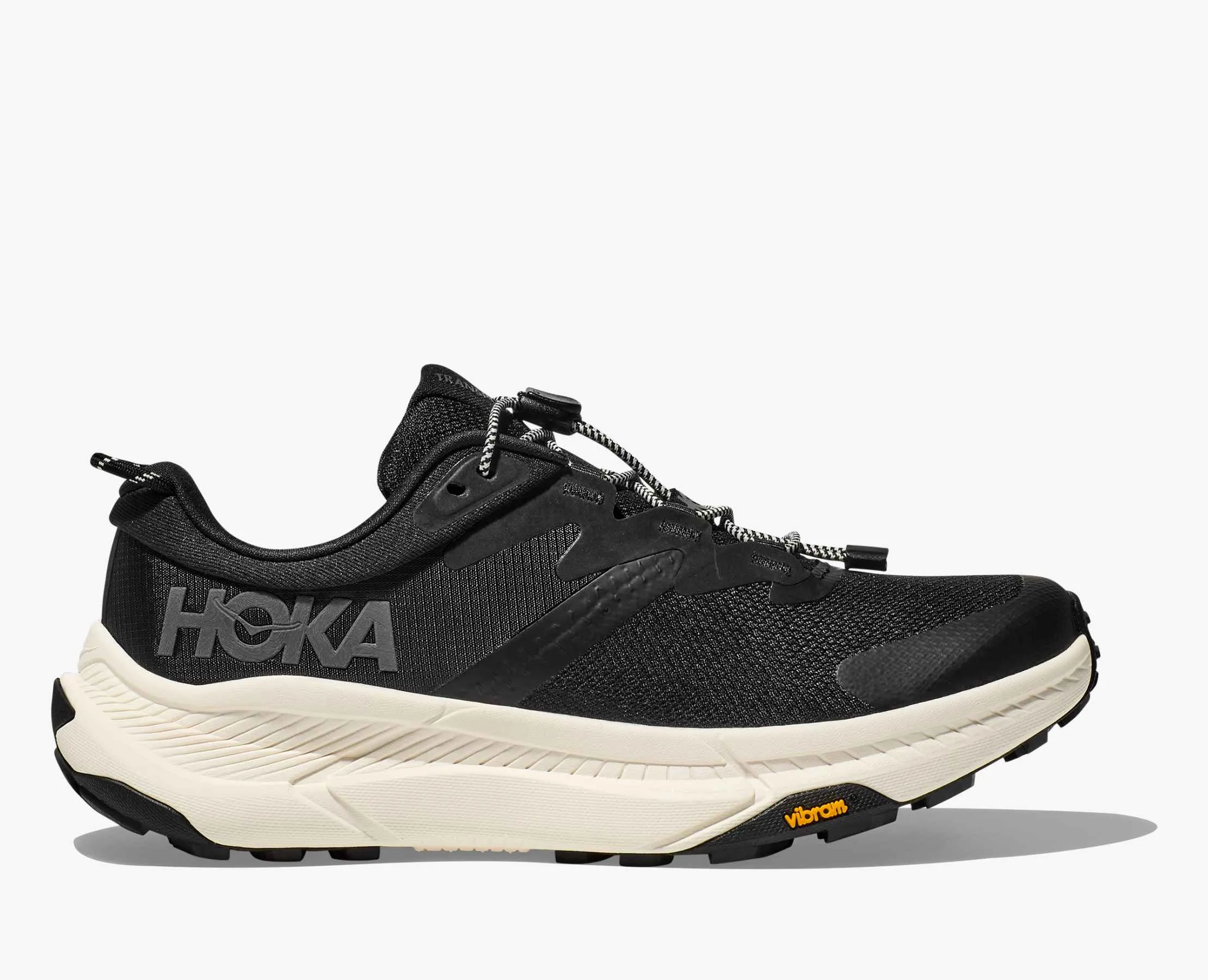 Men's HOKA Transport Everyday Shoe in Black | Alabaster Airflow System