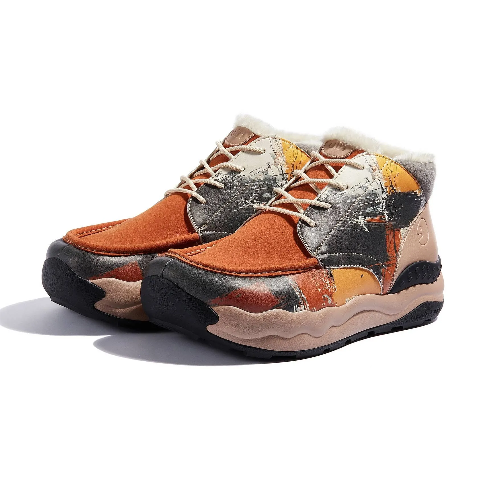 Slip Resistant Grip Padded Interior Night Travel Mural San Diego VI Men