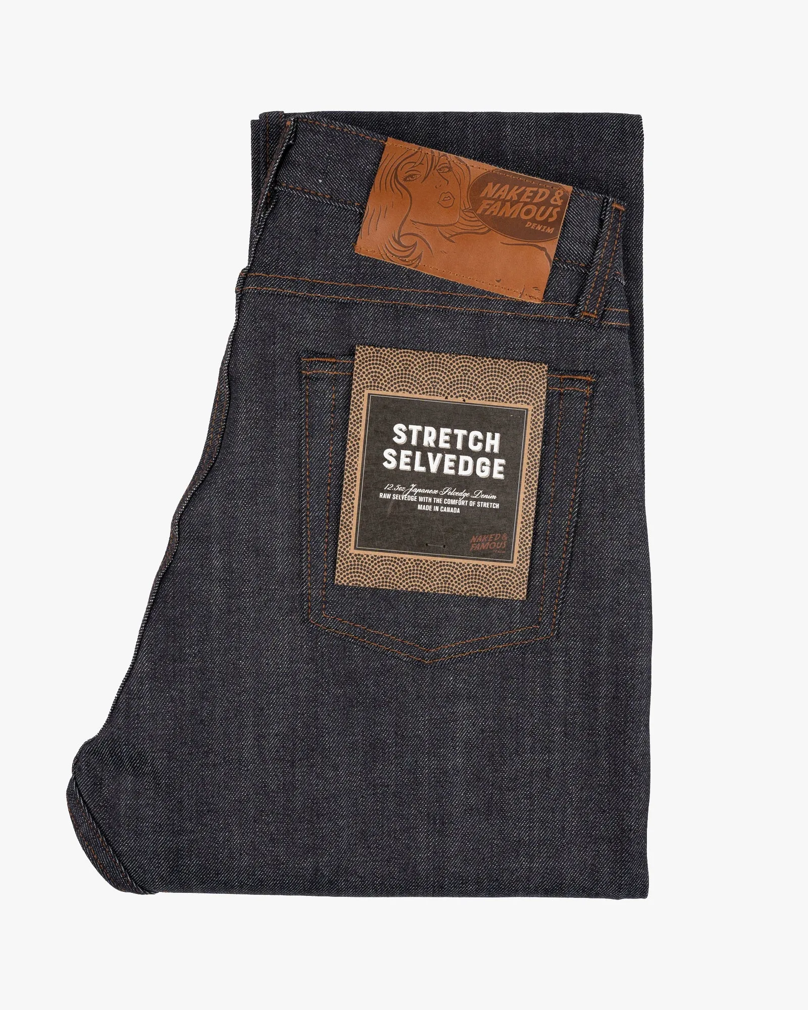 Naked & Famous Denim True Guy Regular Straight Mens Jeans - Stretch Selvedge Weather Friendly