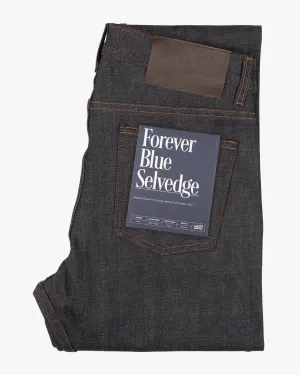 Casual Staple Naked & Famous Denim Weird Guy Regular Tapered Mens Jeans - Forever Blue Selvedge