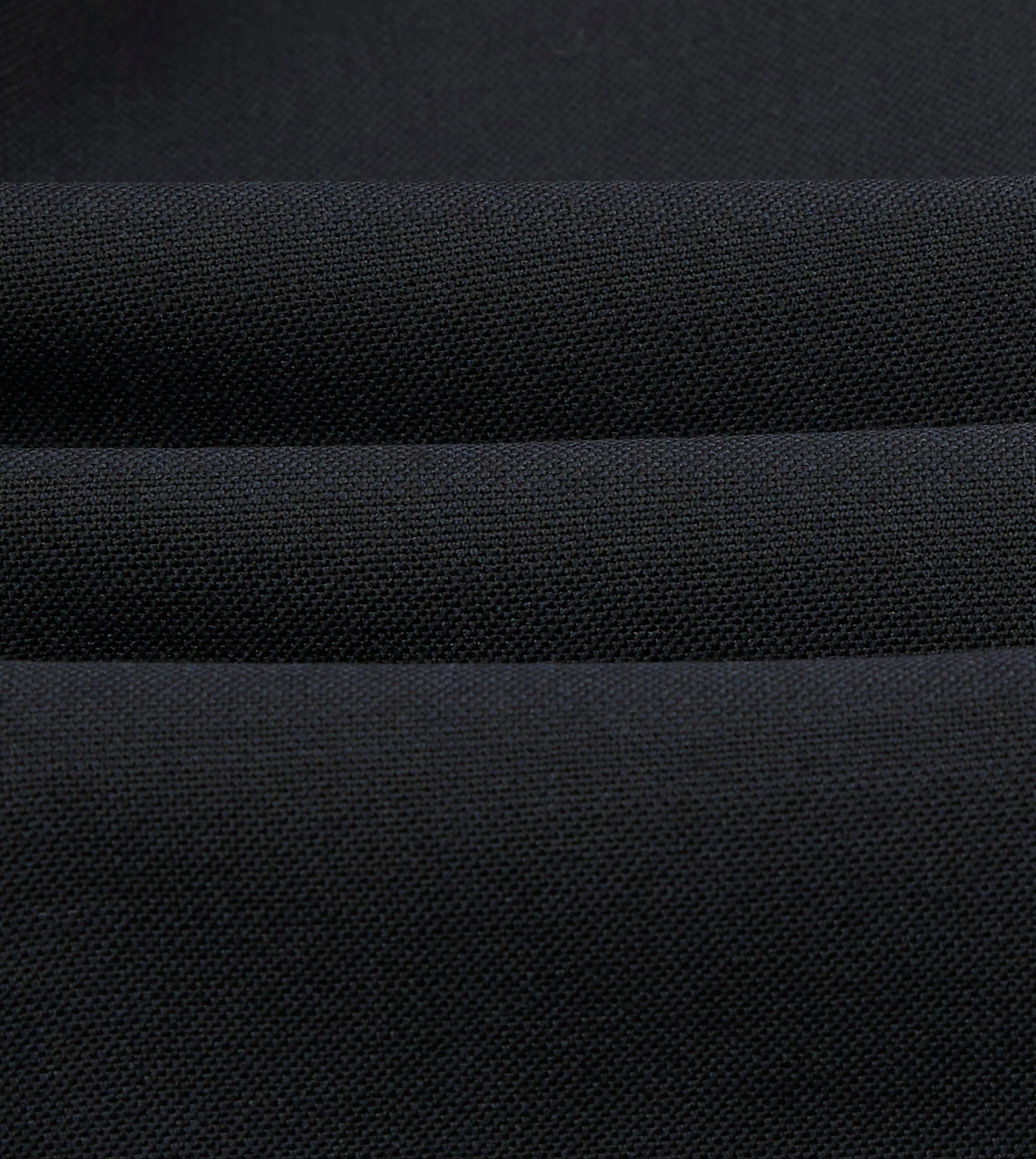 ConvertibleCollar Navy Wool-Mohair Double-Breasted Travel Blazer