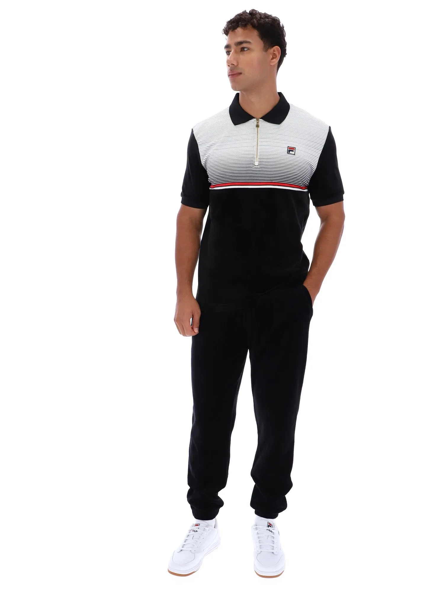 Paco Zip Up Velour Polo Seasonal Layering