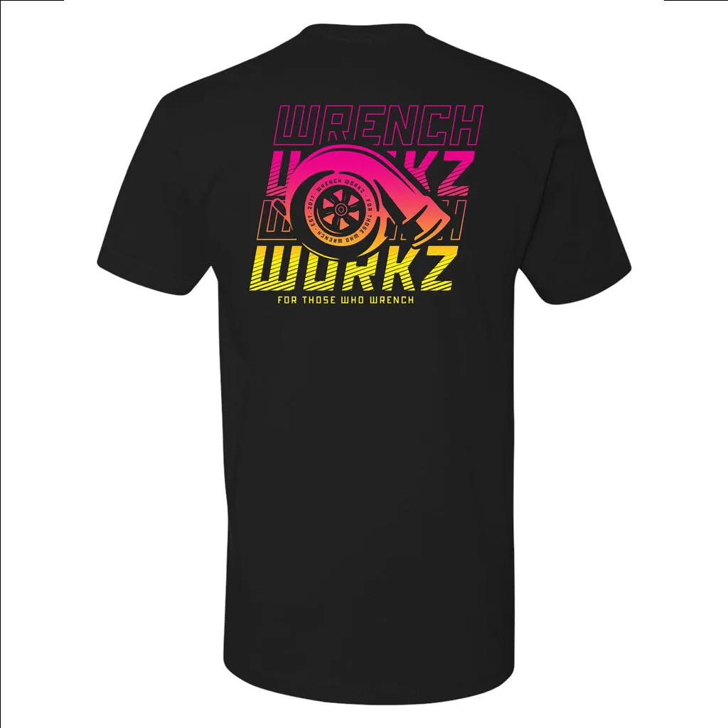 Neon Turbo T-shirt Bold Style Low Profile Collar