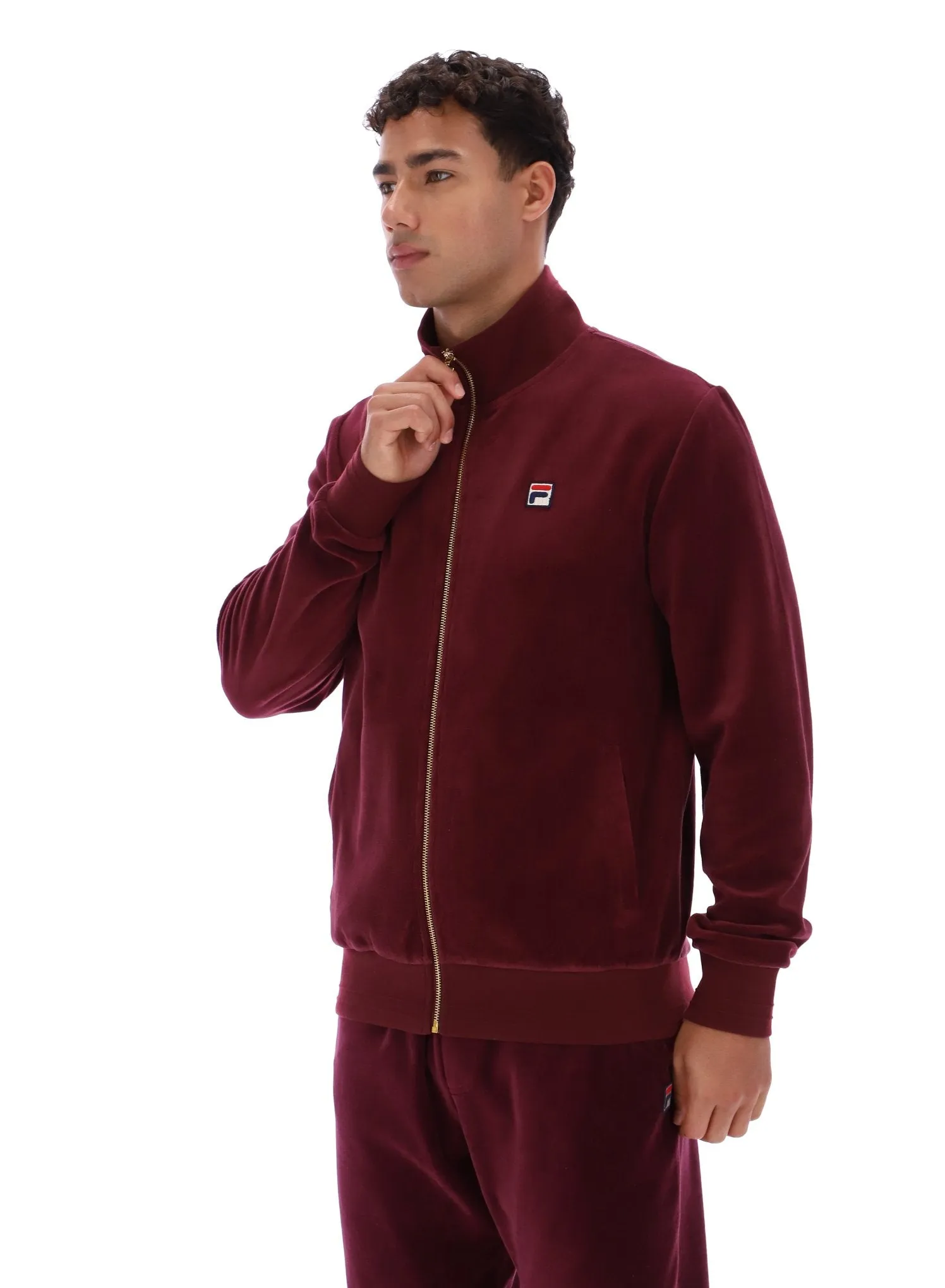 Nero Velour Track Top Light Color