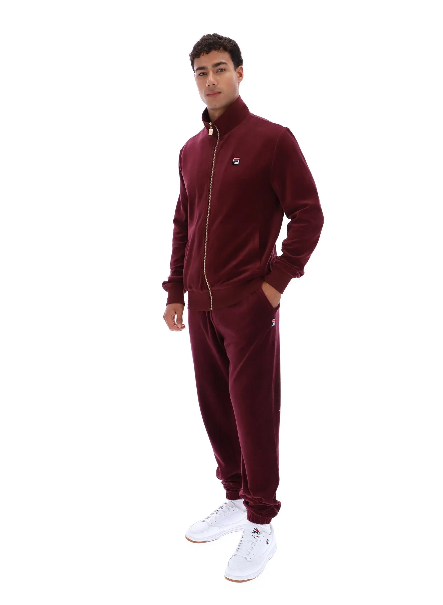 Nero Velour Track Top Errand Ready product label information