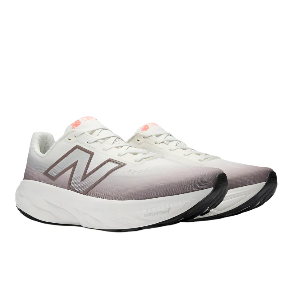 New Balance Men's 1080 V14 Running Shoes in Earth Shadow with Reflection and Urgent Red AW25 sweat - management shoes Firm Grip
