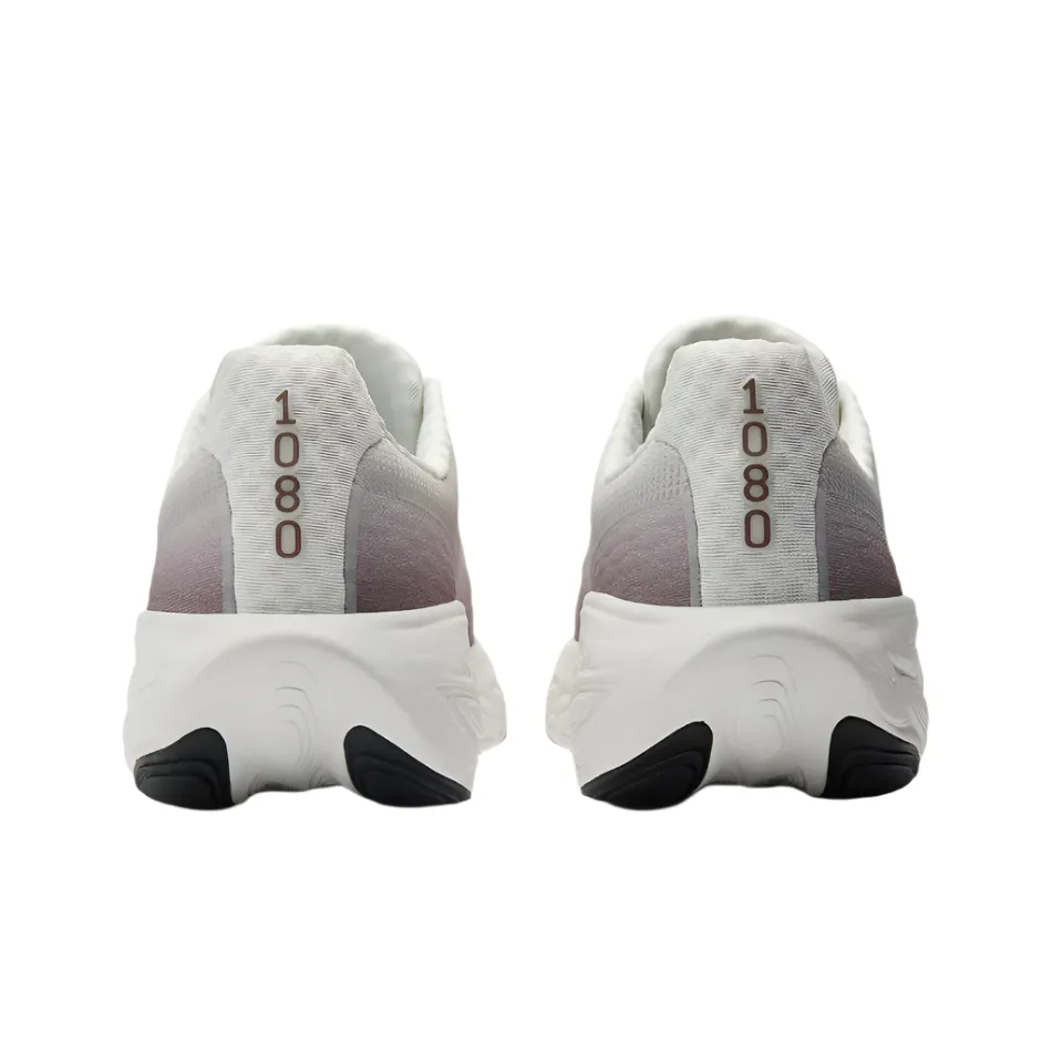 New Balance Men's 1080 V14 Running Shoes in Earth Shadow with Reflection and Urgent Red AW25 Proprioceptive Ground Contact