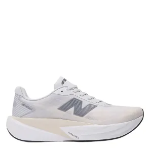 Flexibility - improving ventilated shoes New Balance Men's Fuelcell Rebel v5 Running Shoes in Grey Matter/Linen/White AW25