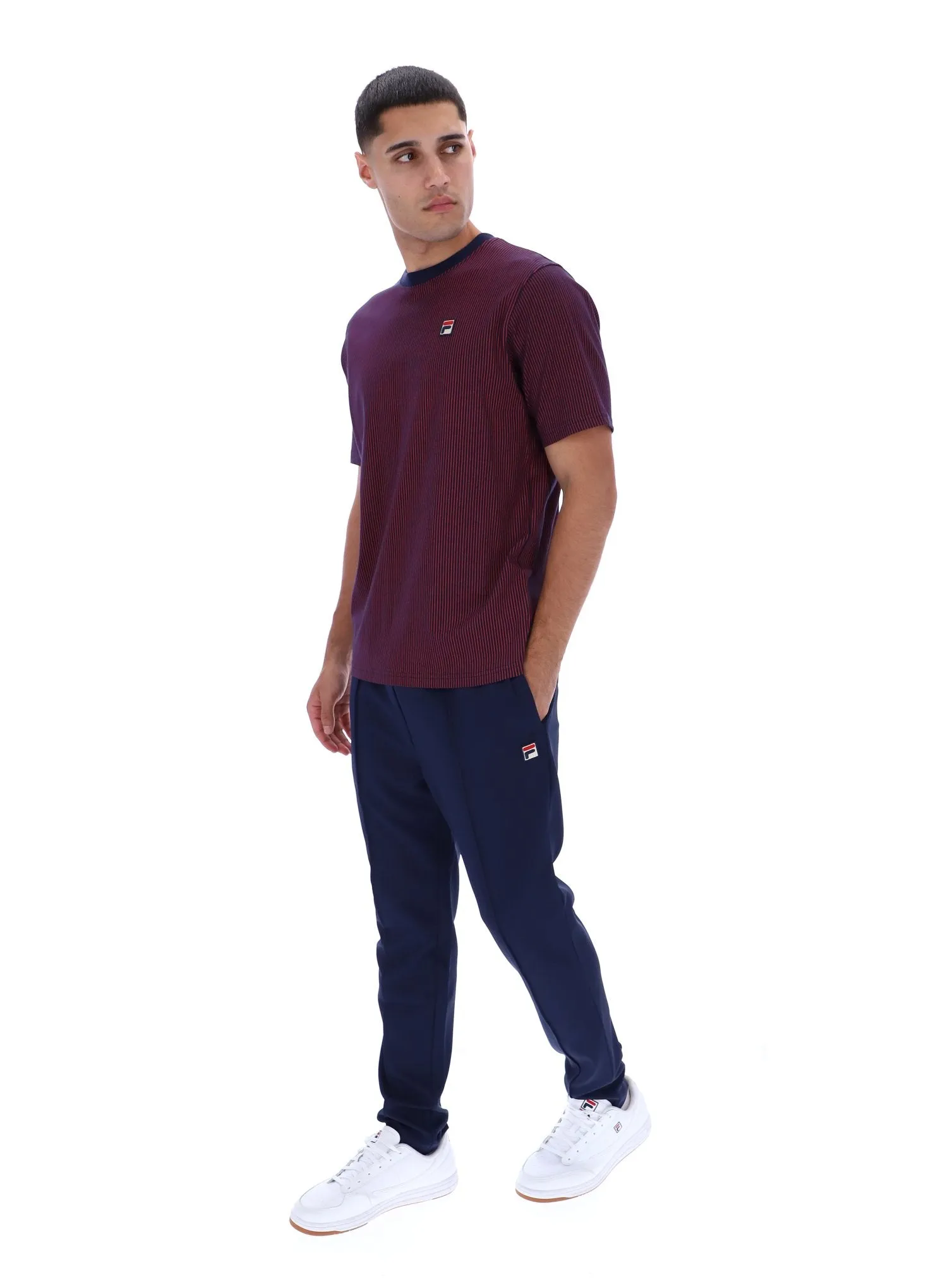 Classic Trend Look Nilo Printed Pinstripe T-Shirt