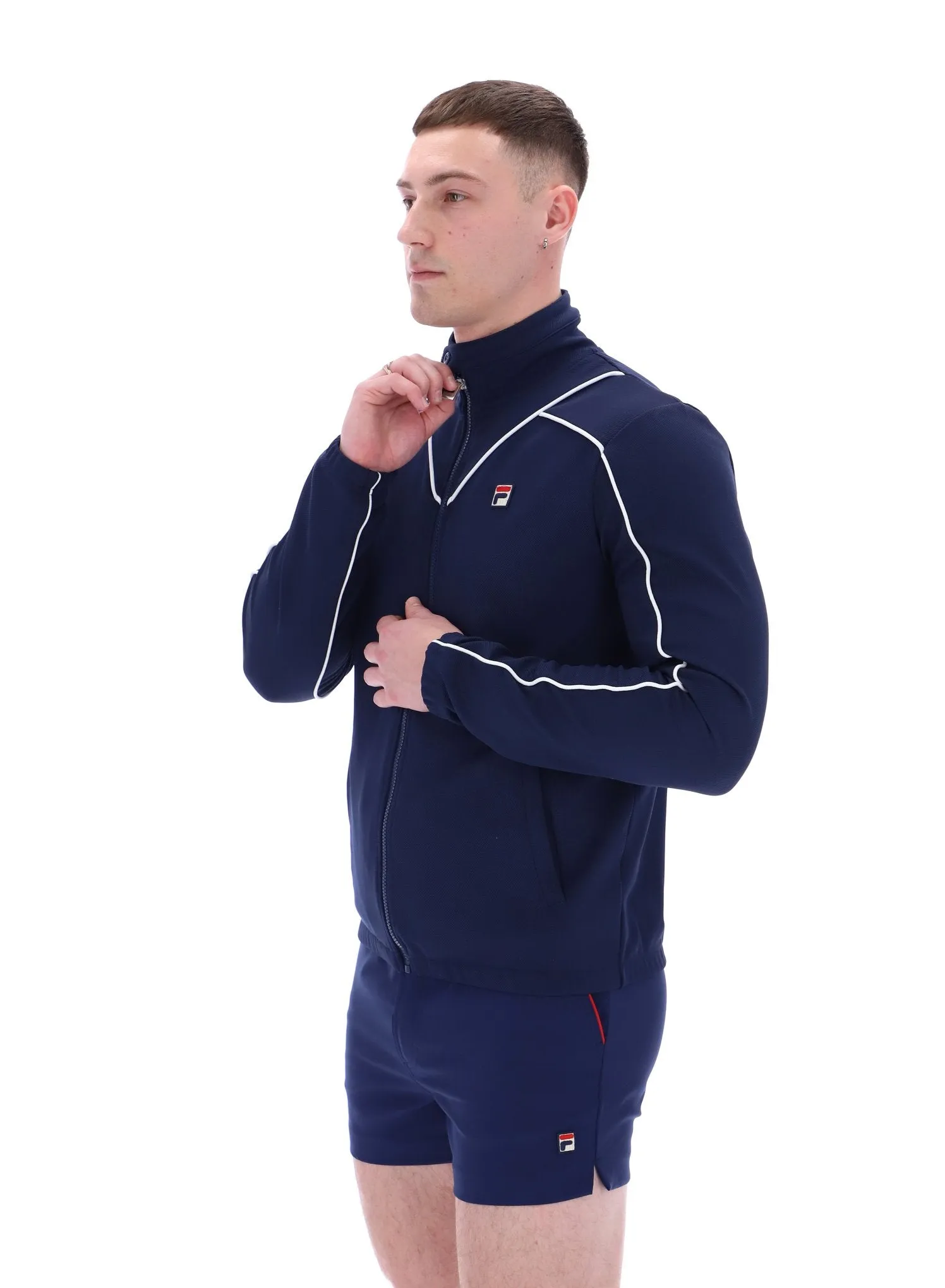 Noble Archive Piping Track Jacket Fleece
