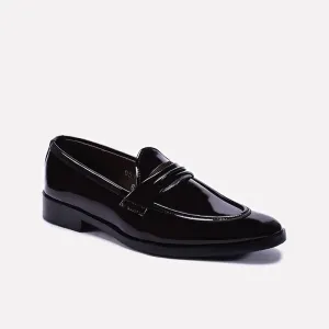 Sleek Profile Noble Maroon Glossy Formal Loafers 0111138