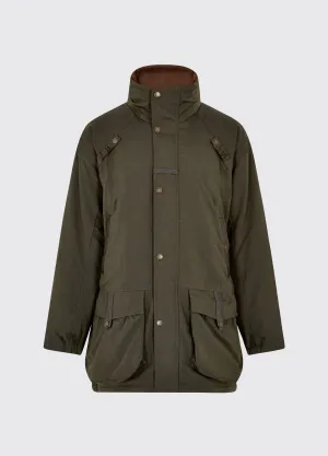 Longacre Men??s Waterproof Jacket - Olive Fit For Travel Short Length