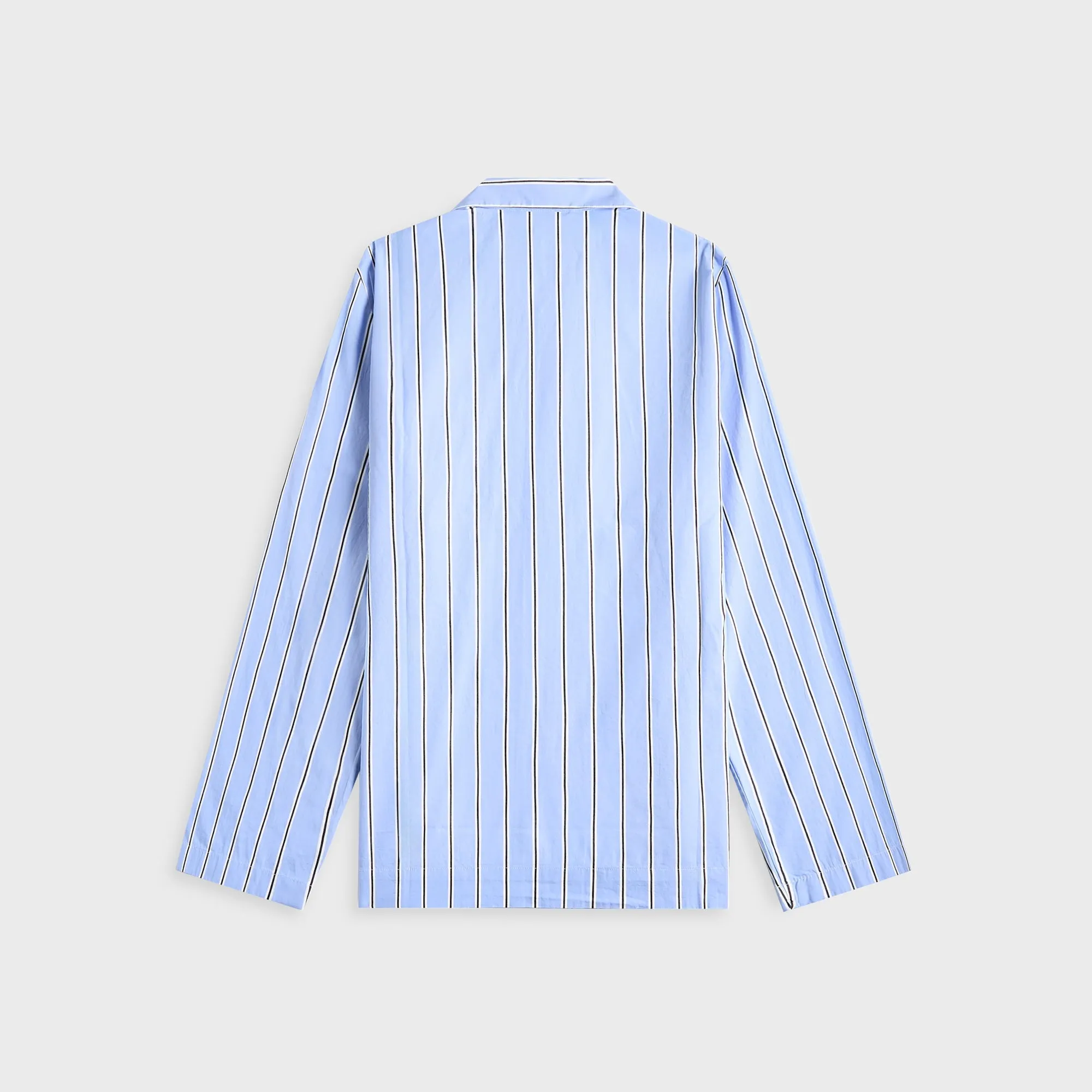 Tekla Cotton Poplin Pyjama Shirt - Bassett Stripes Odor Control Finish