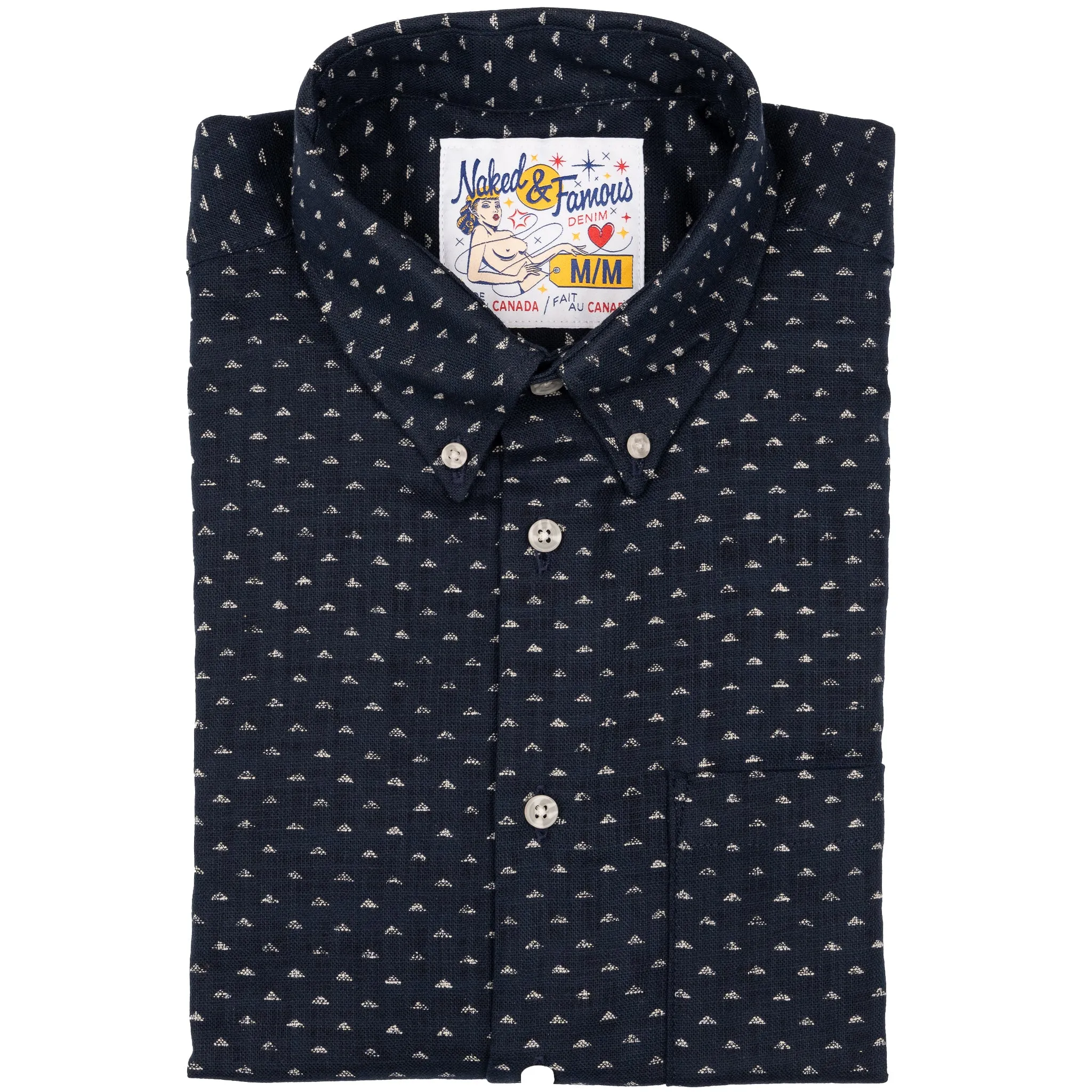 Easy Shirt - Kimono Triangles Plaid Design