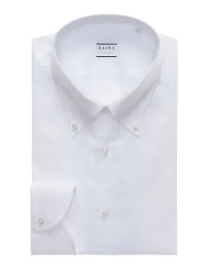 Quick Release Placket Structured Shoulder Support ID80398-Xacus White Button Down Oxford