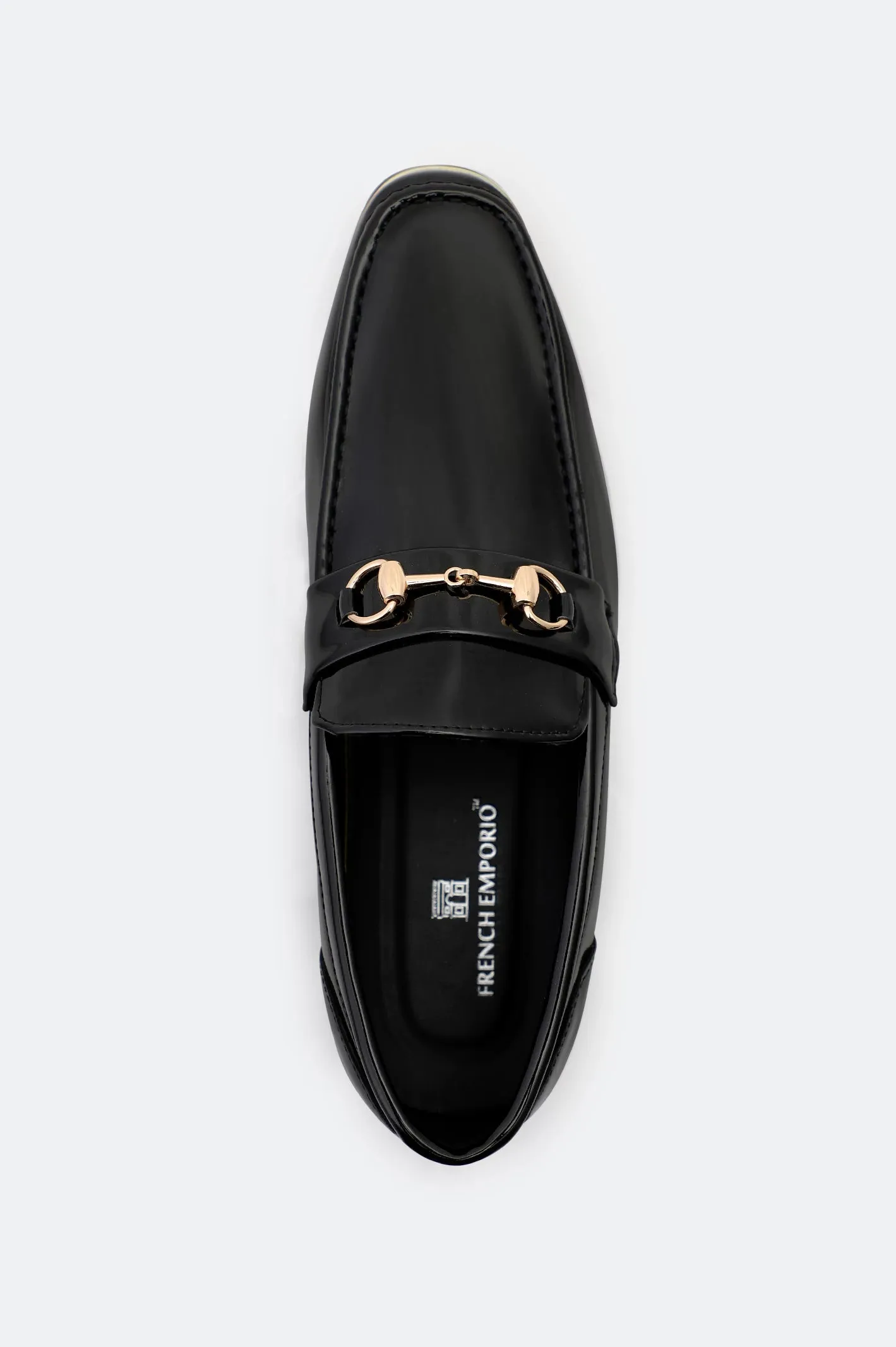 Black Horsebit Formal Shoes Balance Comfort