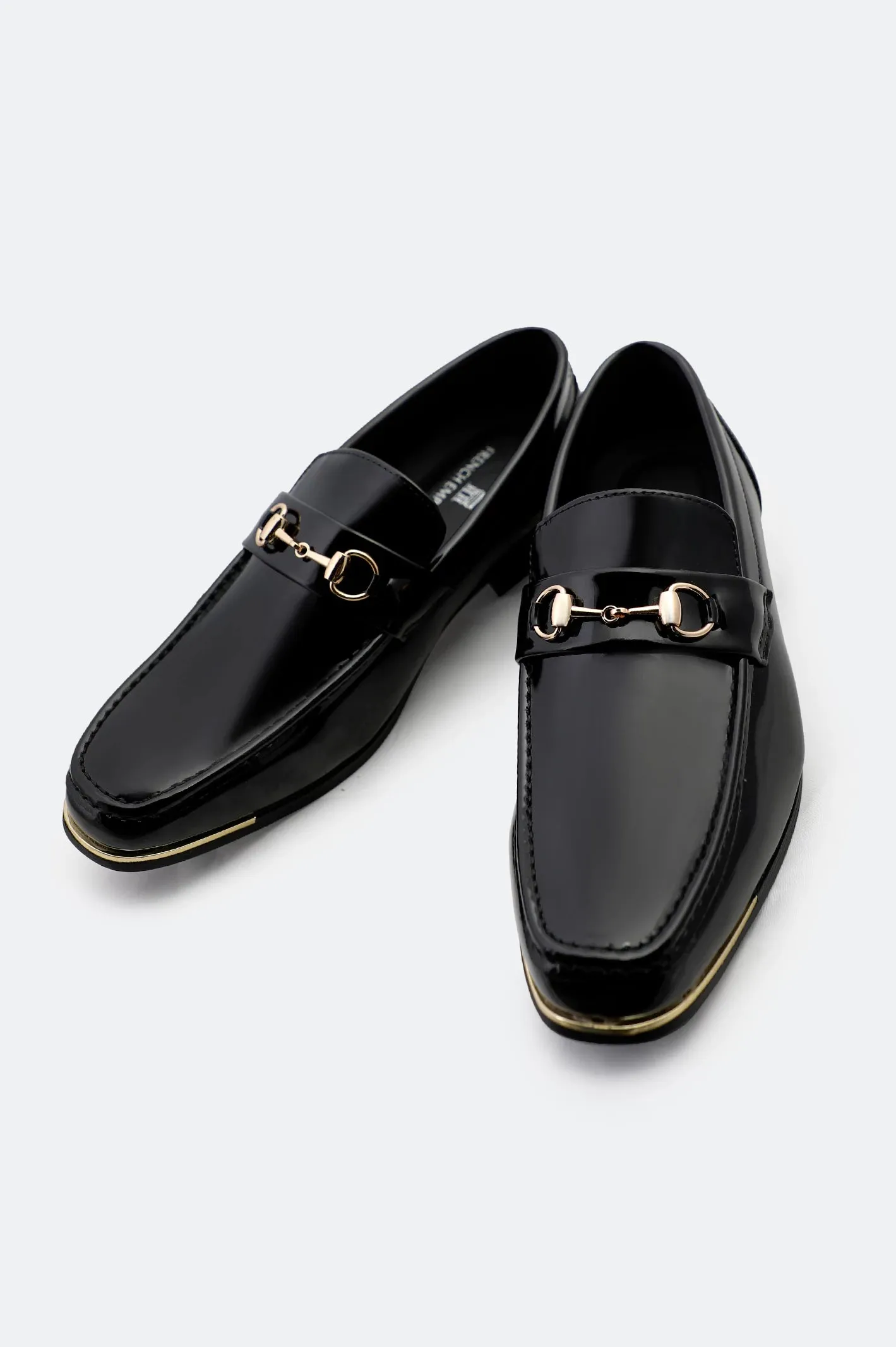 Black Horsebit Formal Shoes Head Turn Light Pace