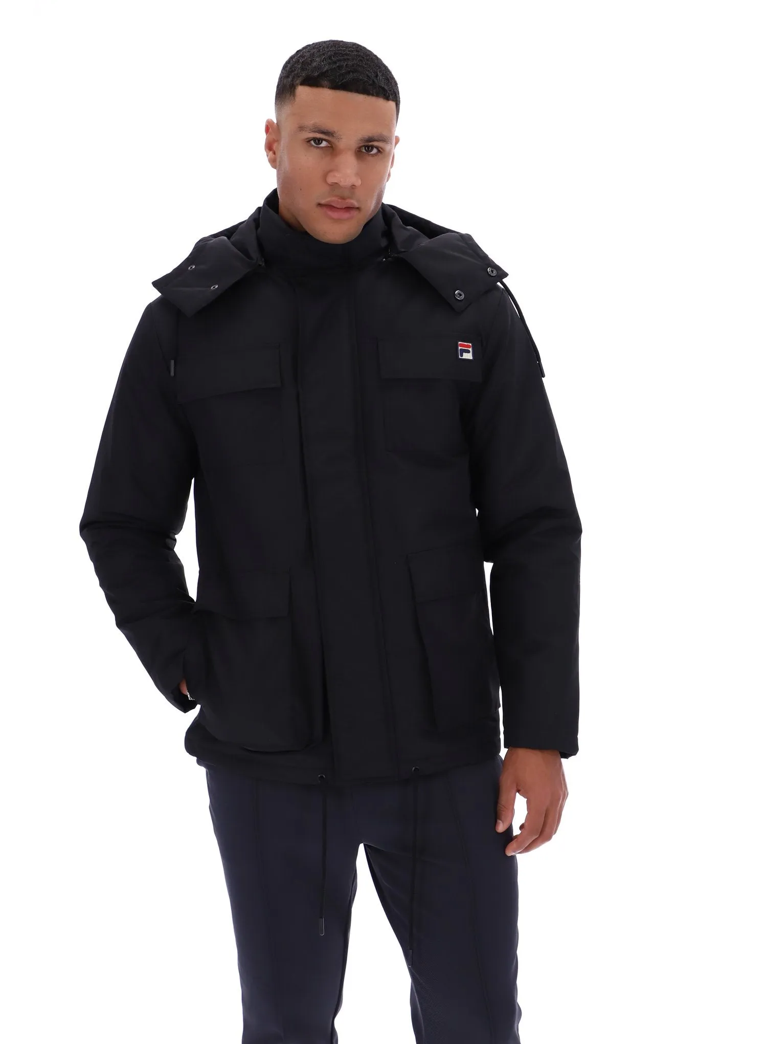 Windproof Insulated Coat Liam Cargo Padded Jacket
