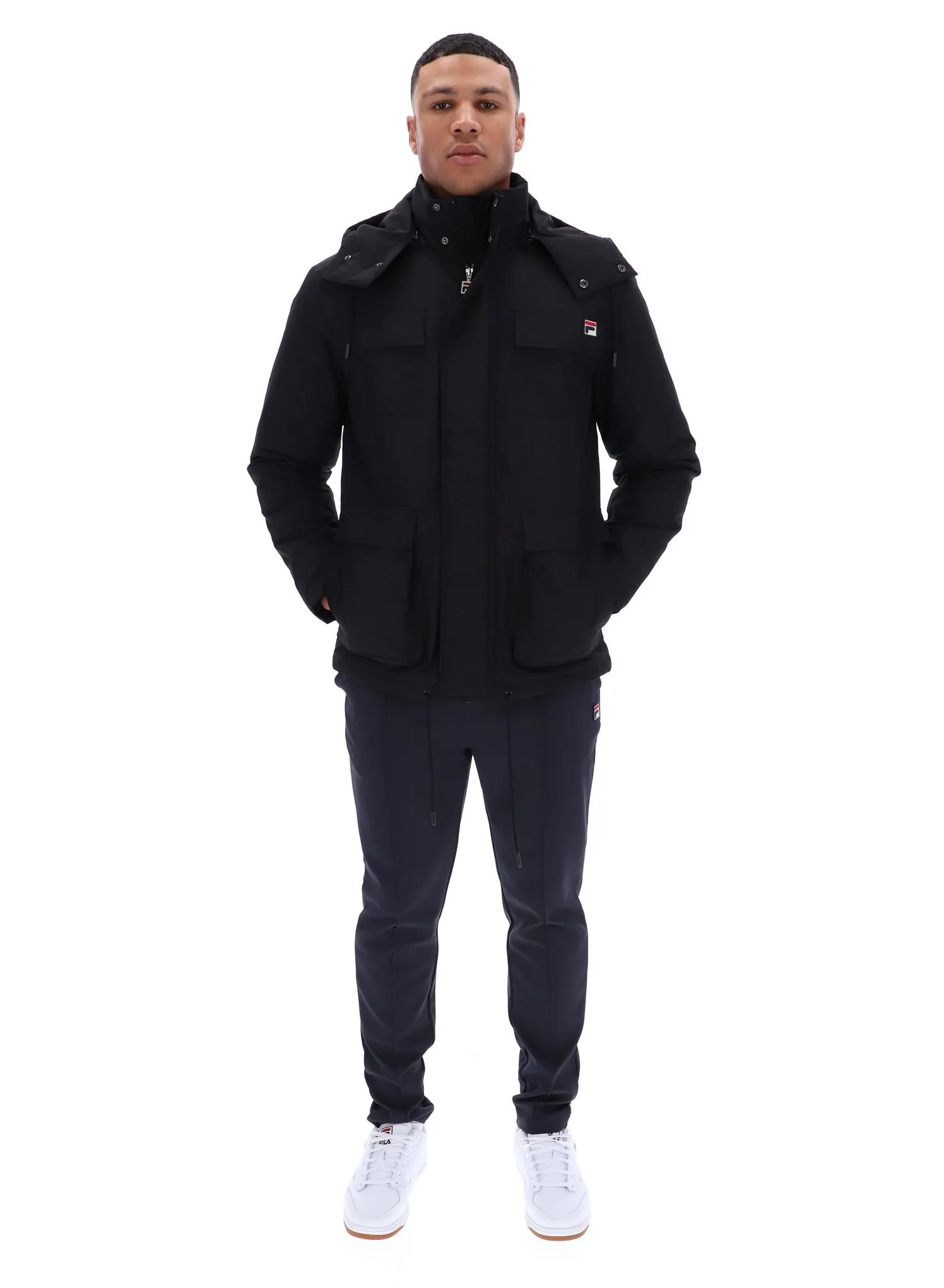 Liam Cargo Padded Jacket Ultra Soft Brushed Interior