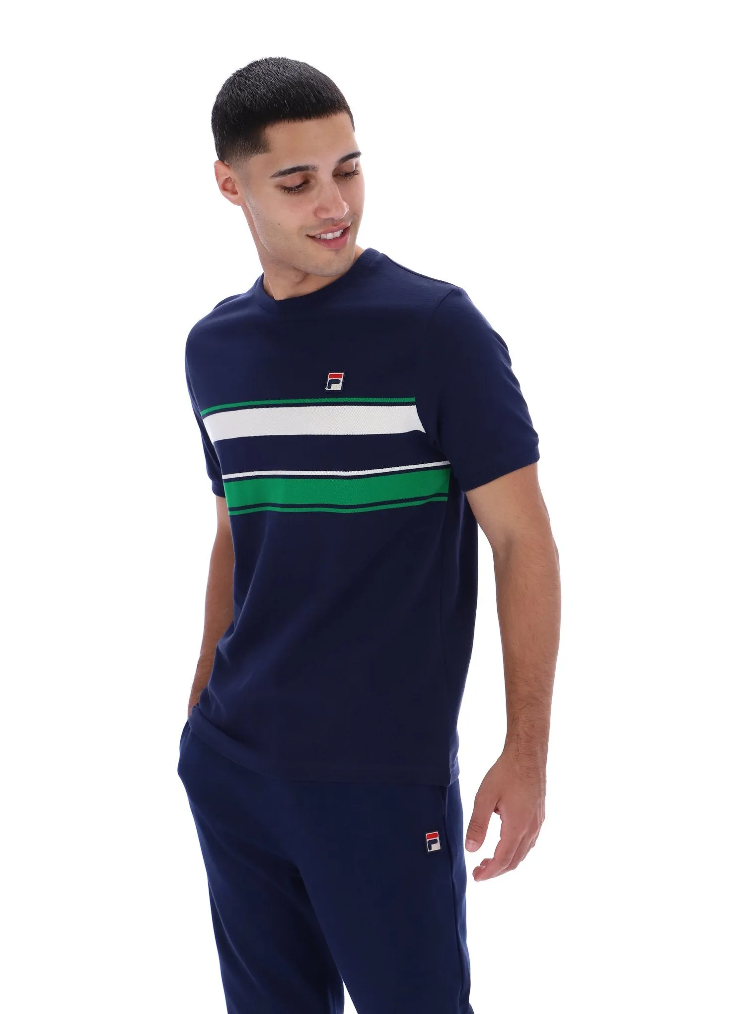 Easy and Relaxed Microfiber Blend Iggy Striped T-Shirt