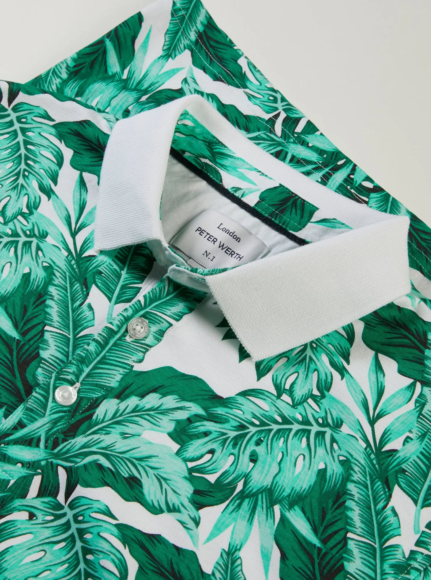 Oxenham Polo - All Over Print MoistureManagement Technology Fresh Glow