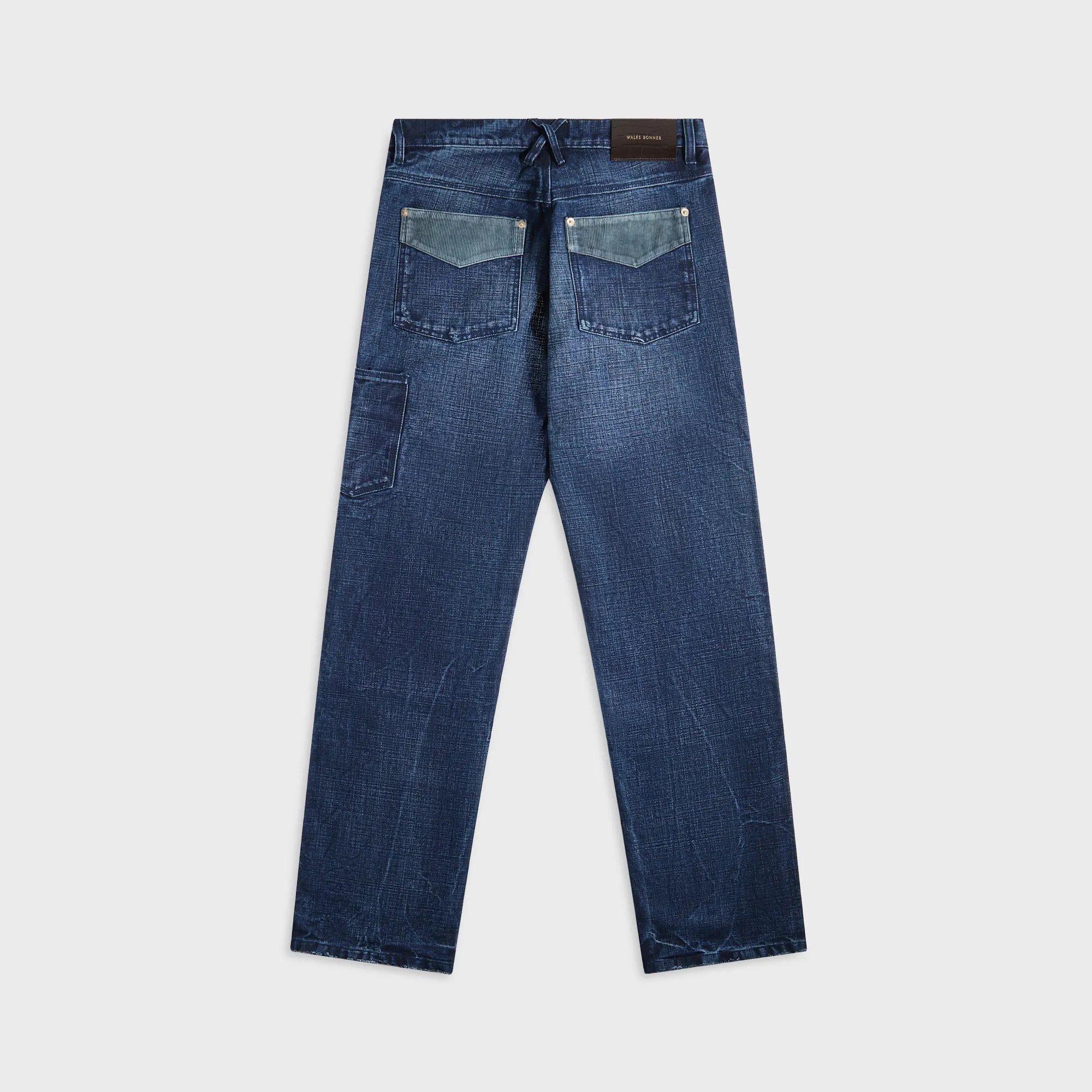 Wales Bonner Sierra Trouser - Indigo Movement Comfort Sporty Look