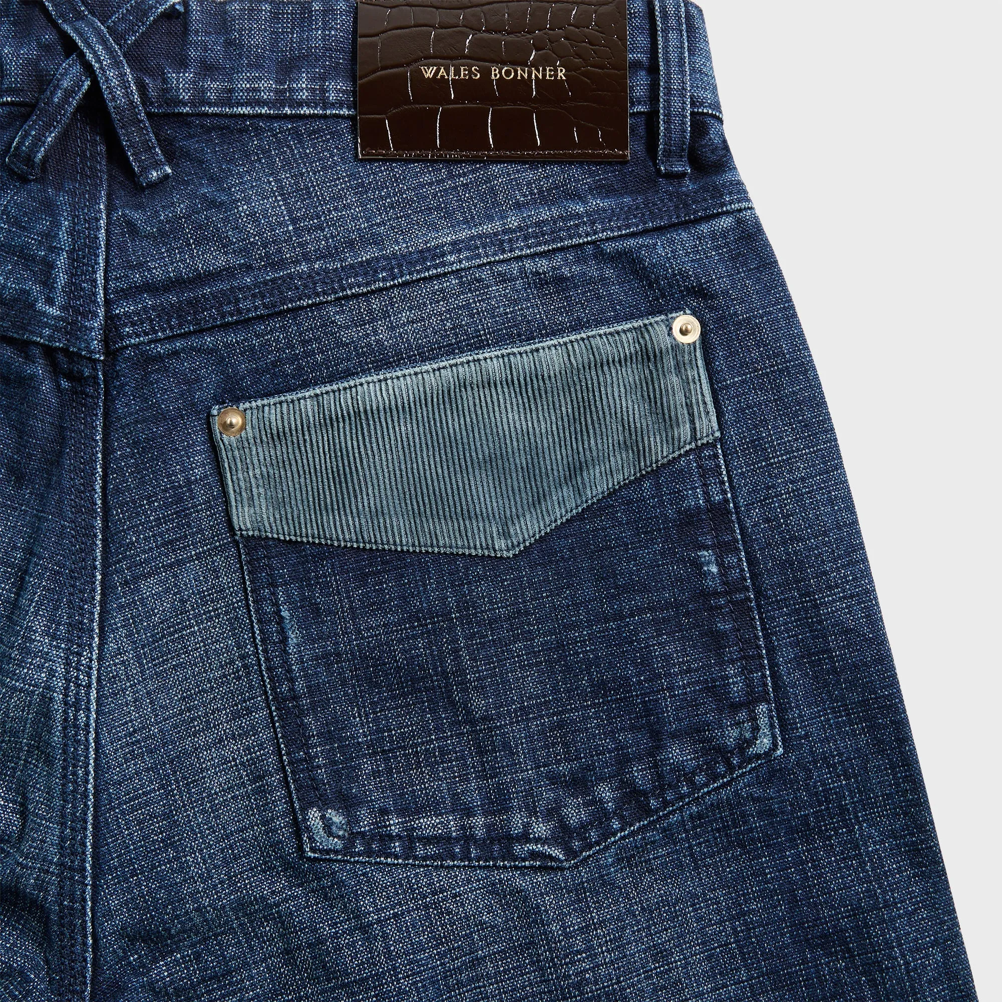 Wales Bonner Sierra Trouser - Indigo Flexible Motion Relax Fit Wear