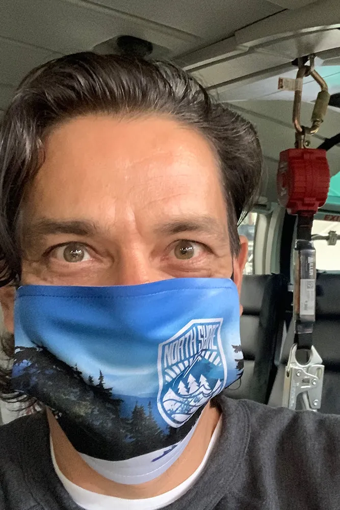 Layer Ready Trendy Layering North Shore Crest Face Mask