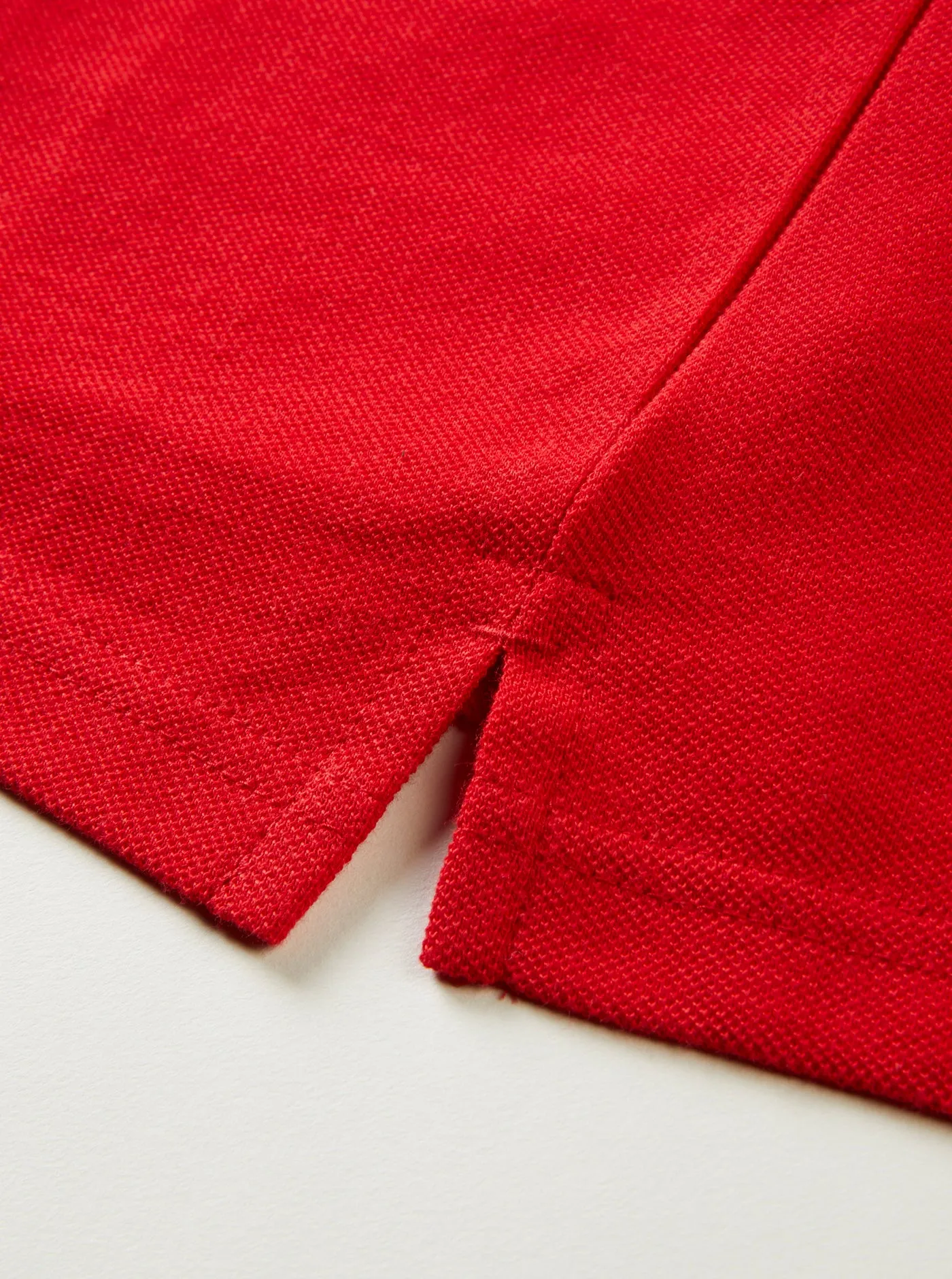 smooth zipper North T-Shirt - Red